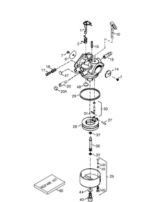 Part Location Diagram of TC-631024 Cub Cadet Float Shaft